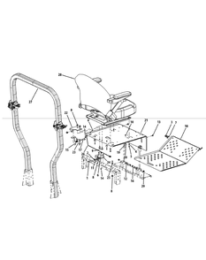 Part Location Diagram of 711-05676 Cub Cadet Adjustment Stud